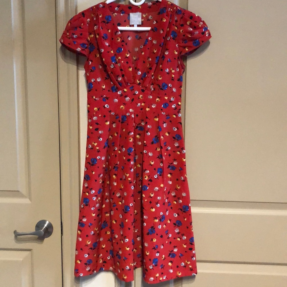 🚫SOLD ON Ⓜ️ercari🚫 Karen Walker Red Floral Dress - Picture 5 of 8